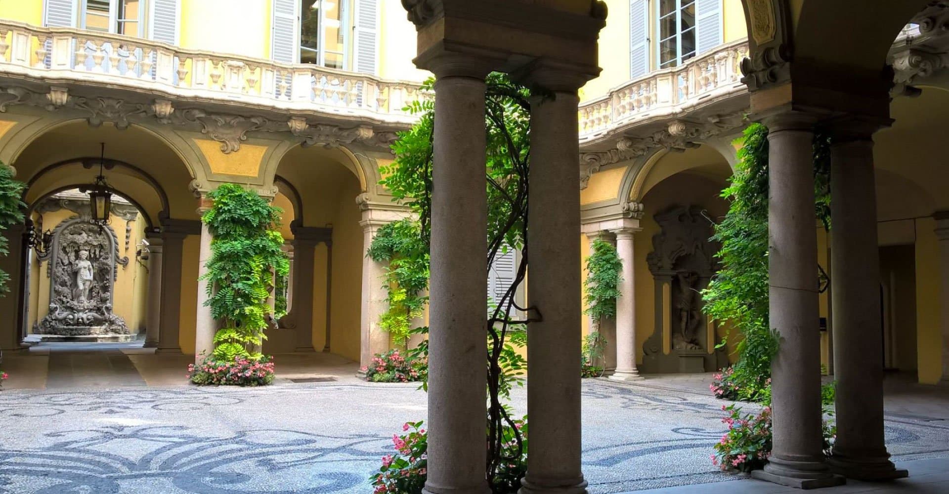 Hidden courtyards of Milan